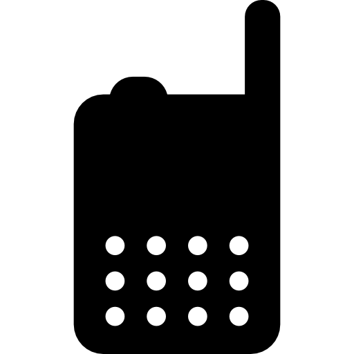 polizei walkie talkie  icon