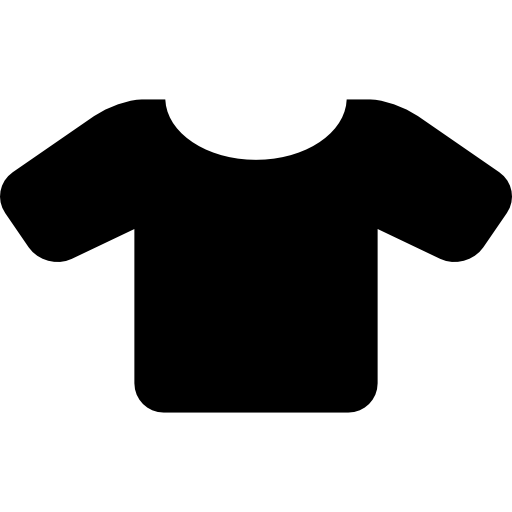 silueta de camiseta  icono