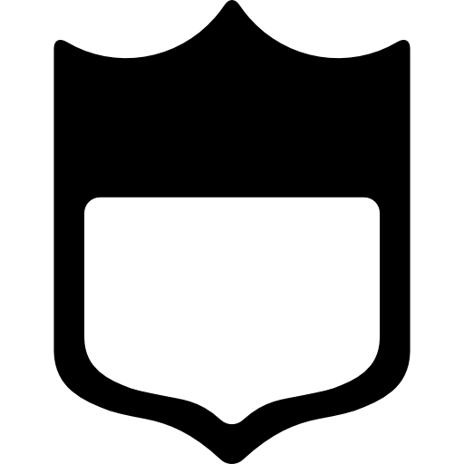 badge de rugby bicolore  Icône