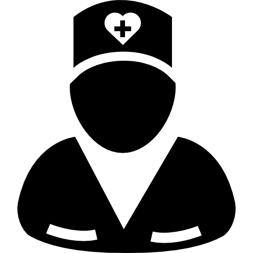 chirurgo maschio che indossa uniforme  icona