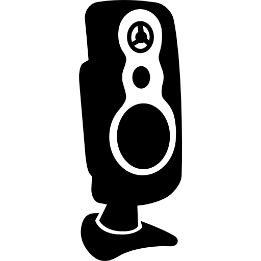 głośnik komputerowy z podstawką  ikona