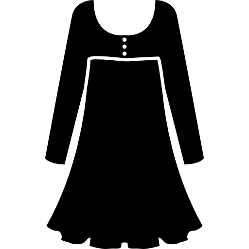 Long sleeve flowy dress  icon