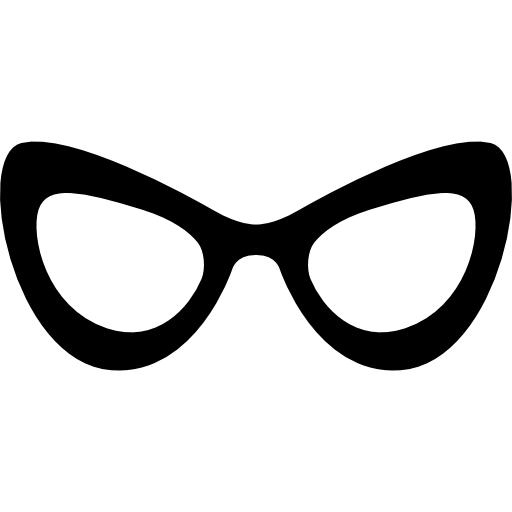 lunettes yeux de chat  Icône