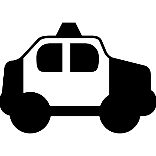 polizeiauto mit notfallalarm  icon