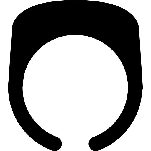Кольцо вид сбоку силуэт  иконка