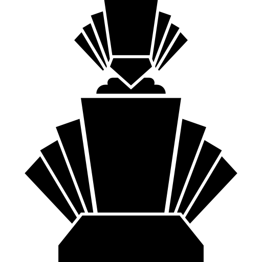 frasco de perfume de formas geométricas  icono