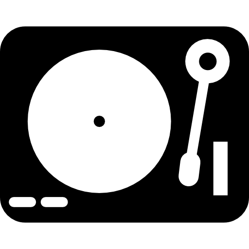 controladores digitales disc jockey  icono