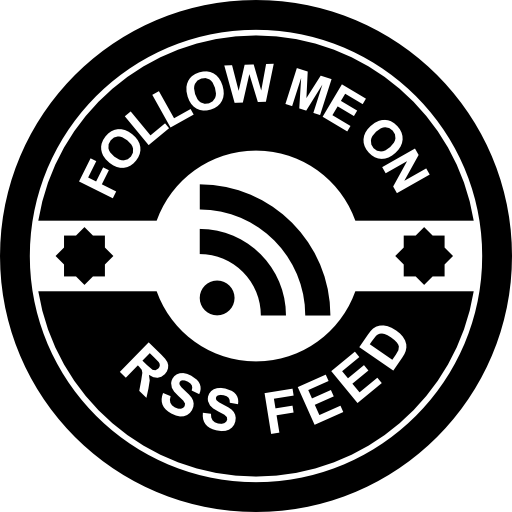 rss feed 배지에서 나를 따르십시오  icon