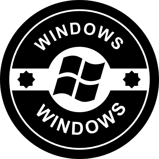 distintivo del sistema operativo windows  icona