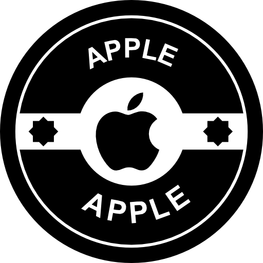 apple retro-badge  icoon