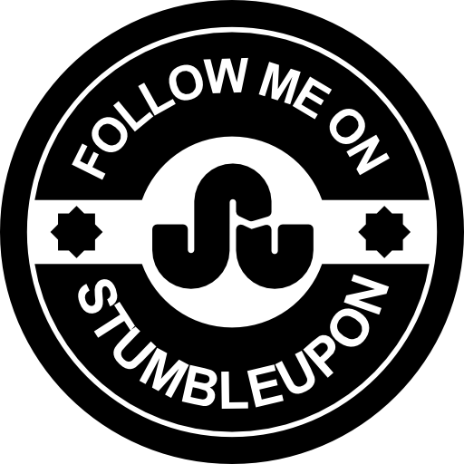 Follow me on Stumbleupon social badge  icon