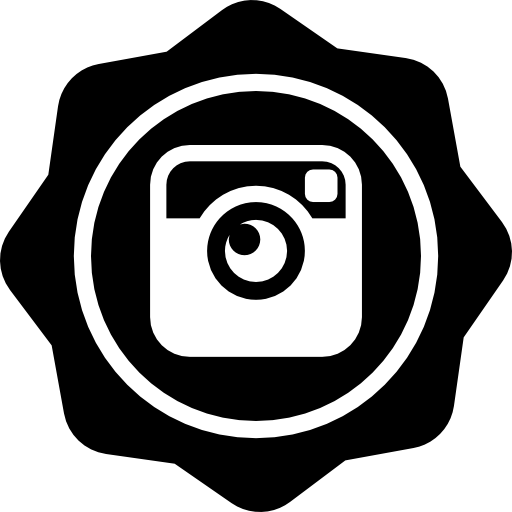 insignia social de instagram  icono