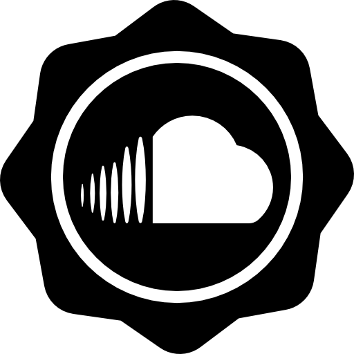 sound cloud sociale badge  icoon