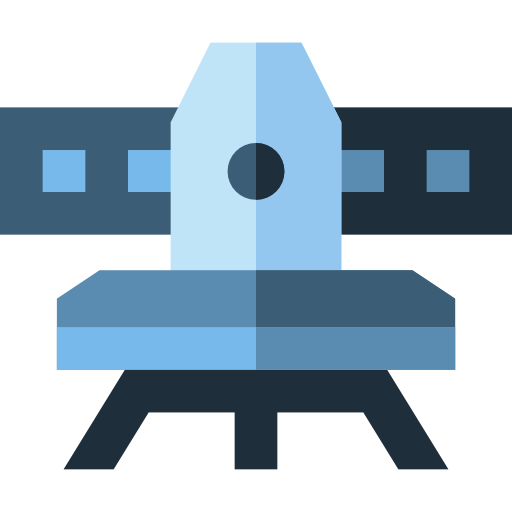 satelita Basic Straight Flat ikona