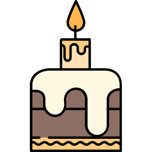 Birthday cake Icons Responsive Color 128px icon