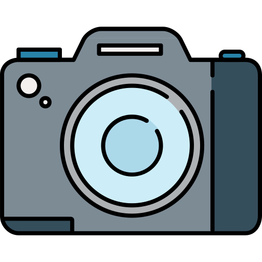 fotocamera Icons Responsive Color 128px icoon