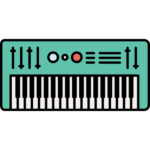 teclado Icons Responsive Color 128px icono