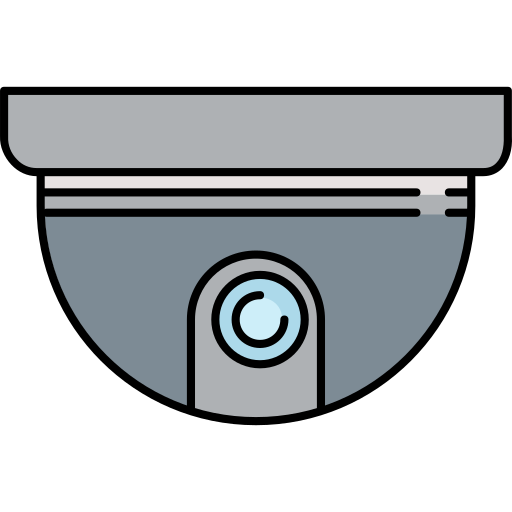 cámara de seguridad Icons Responsive Color 128px icono