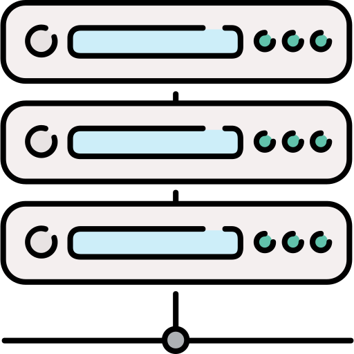 Сервер Icons Responsive Color 128px иконка