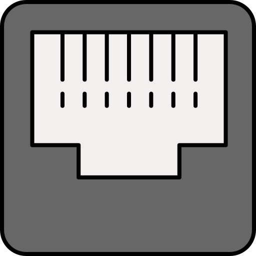 ethernet Icons Responsive Color 128px icona