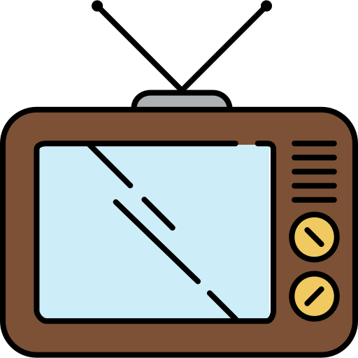 televisión Icons Responsive Color 128px icono