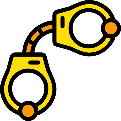Handcuffs Basic Miscellany Yellow icon