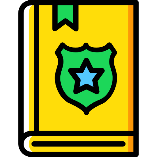 libro de leyes Basic Miscellany Yellow icono
