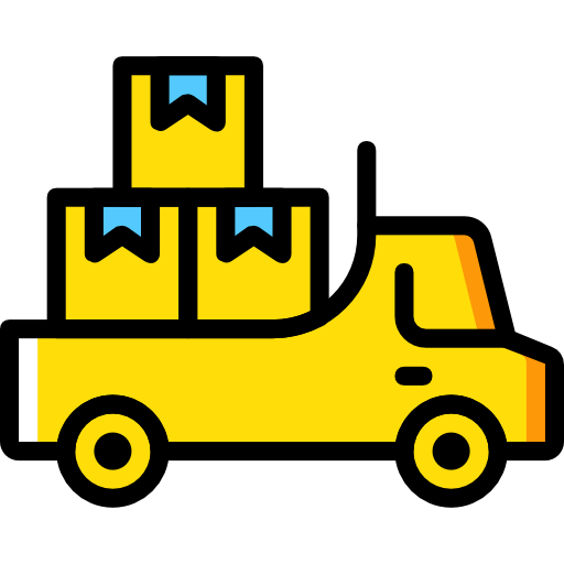 ciężarówka dostawcza Basic Miscellany Yellow ikona