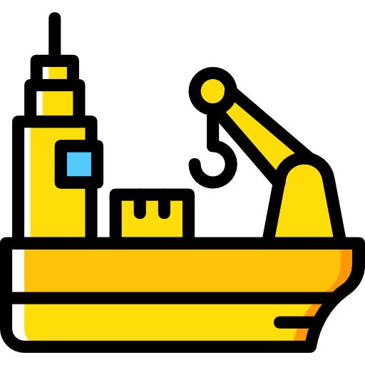 statek towarowy Basic Miscellany Yellow ikona
