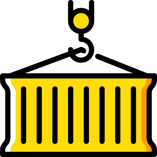 container Basic Miscellany Yellow icon