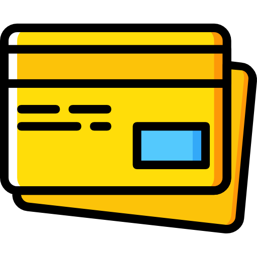 kredietkaart Basic Miscellany Yellow icoon