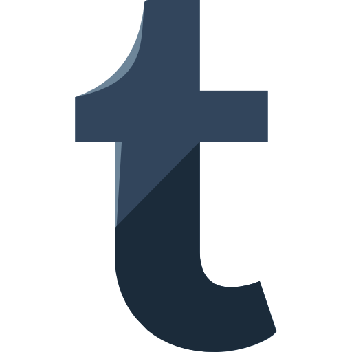 tumblr Roundicons Flat icono