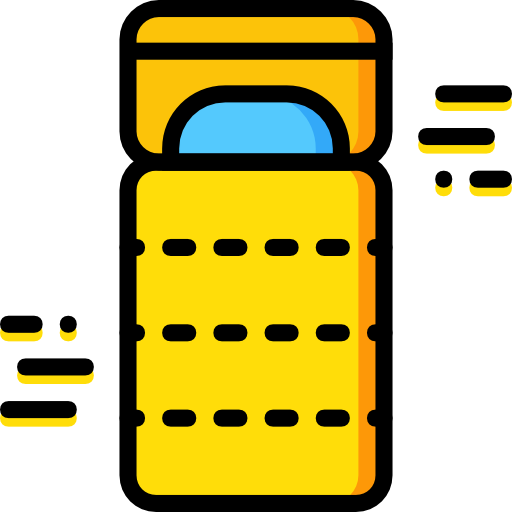 bolsa de dormir Basic Miscellany Yellow icono