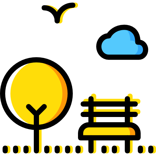 공원 Basic Miscellany Yellow icon