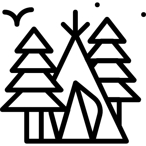 namiot Basic Miscellany Lineal ikona