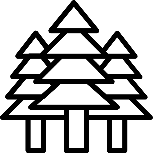 drzewa Basic Miscellany Lineal ikona