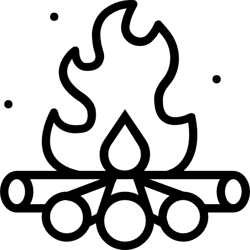 Campfire Basic Miscellany Lineal icon
