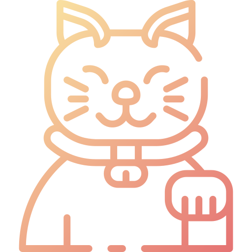 Maneki neko Good Ware Gradient icon