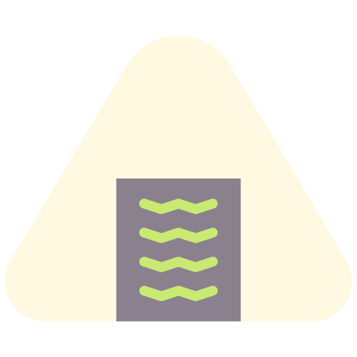 onigiri Good Ware Flat icono