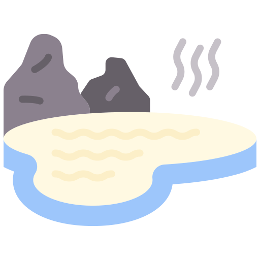 Onsen Good Ware Flat icon