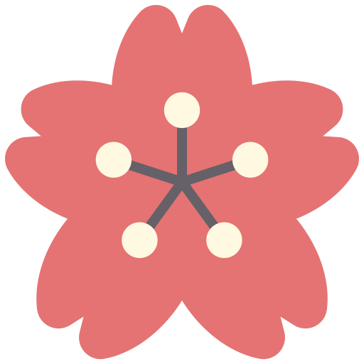 Sakura Good Ware Flat icon