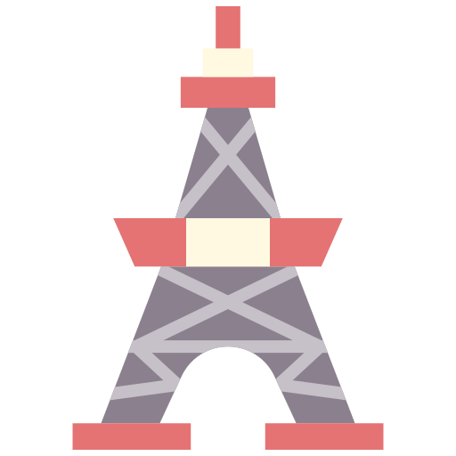 torre de tokio Good Ware Flat icono