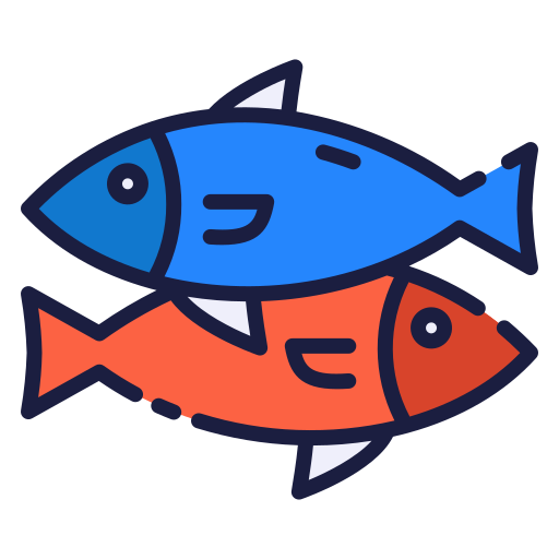 Рыбы Good Ware Lineal Color иконка