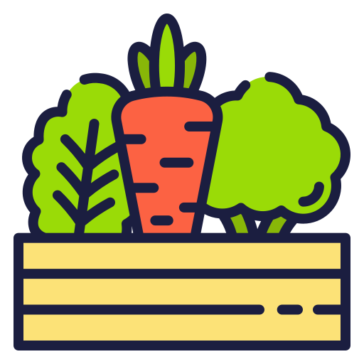 jedzenie organiczne Good Ware Lineal Color ikona