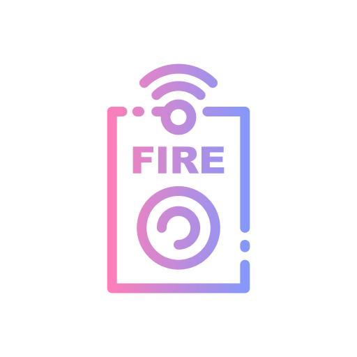 alarma de incendios Good Ware Gradient icono
