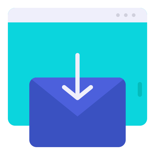 Inbox Good Ware Flat icon