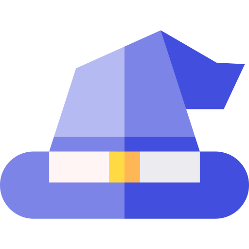 sombrero de mago Basic Straight Flat icono