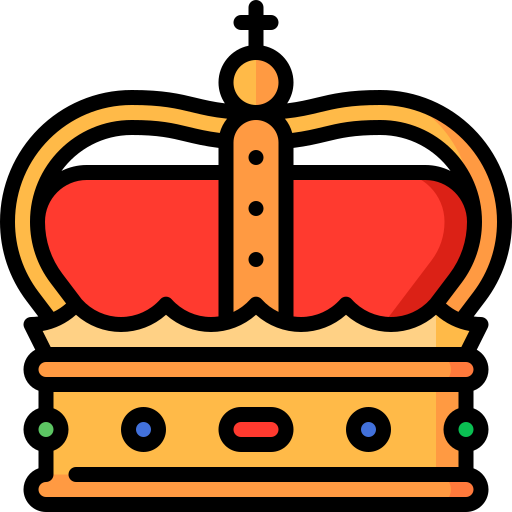 nederlandse kroon Special Lineal color icoon