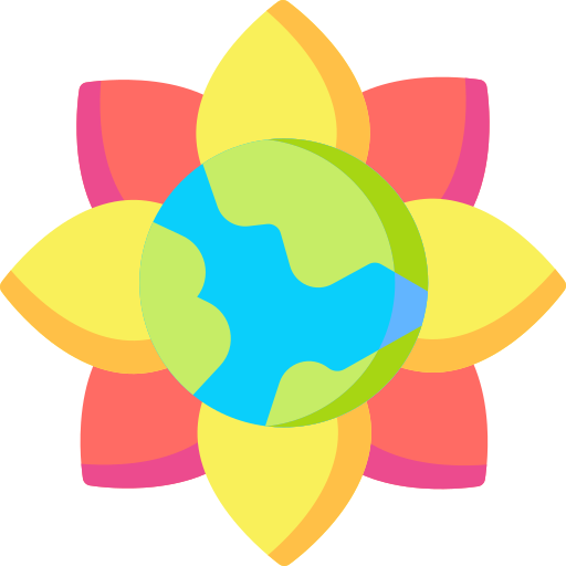녹색 지구 Special Flat icon