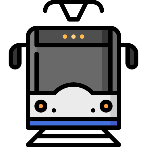 tranvía Special Lineal color icono
